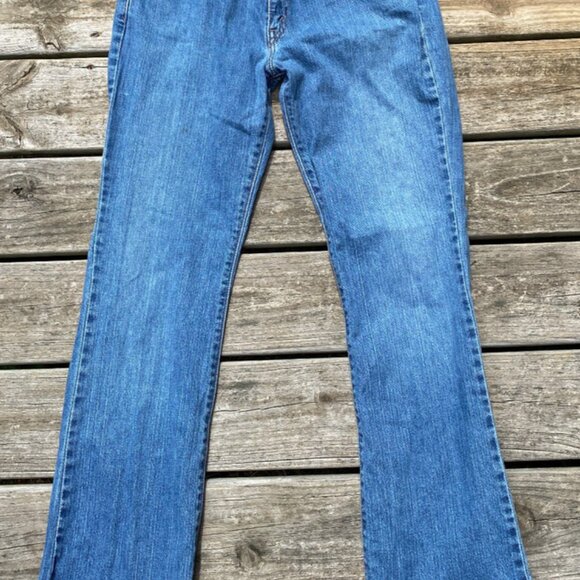 LEVI'S 515 BOOT CUT Womens Blue JEANS Size 10M ( 32 x 30.5 ) - Picture 7 of 16